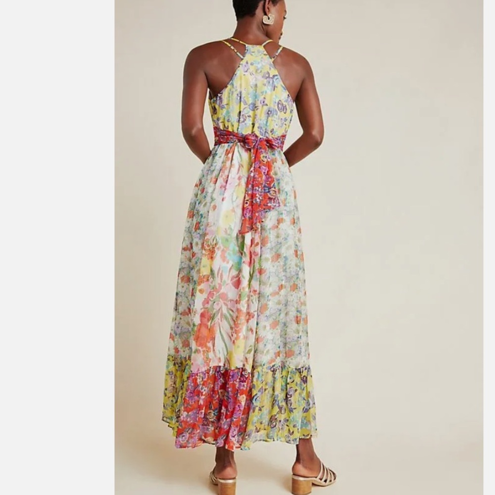 Anthropologie malibu floral maxi dress - Picture 4 of 10